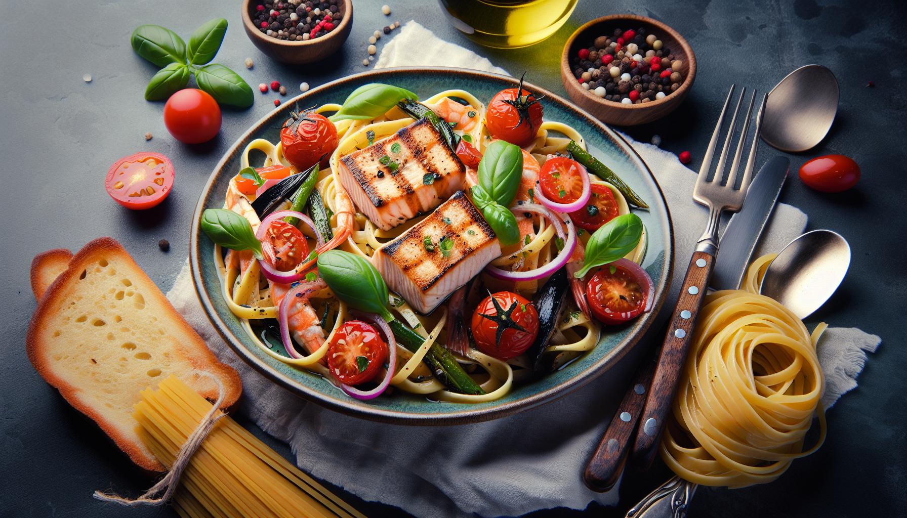 pasta con il pesce spada